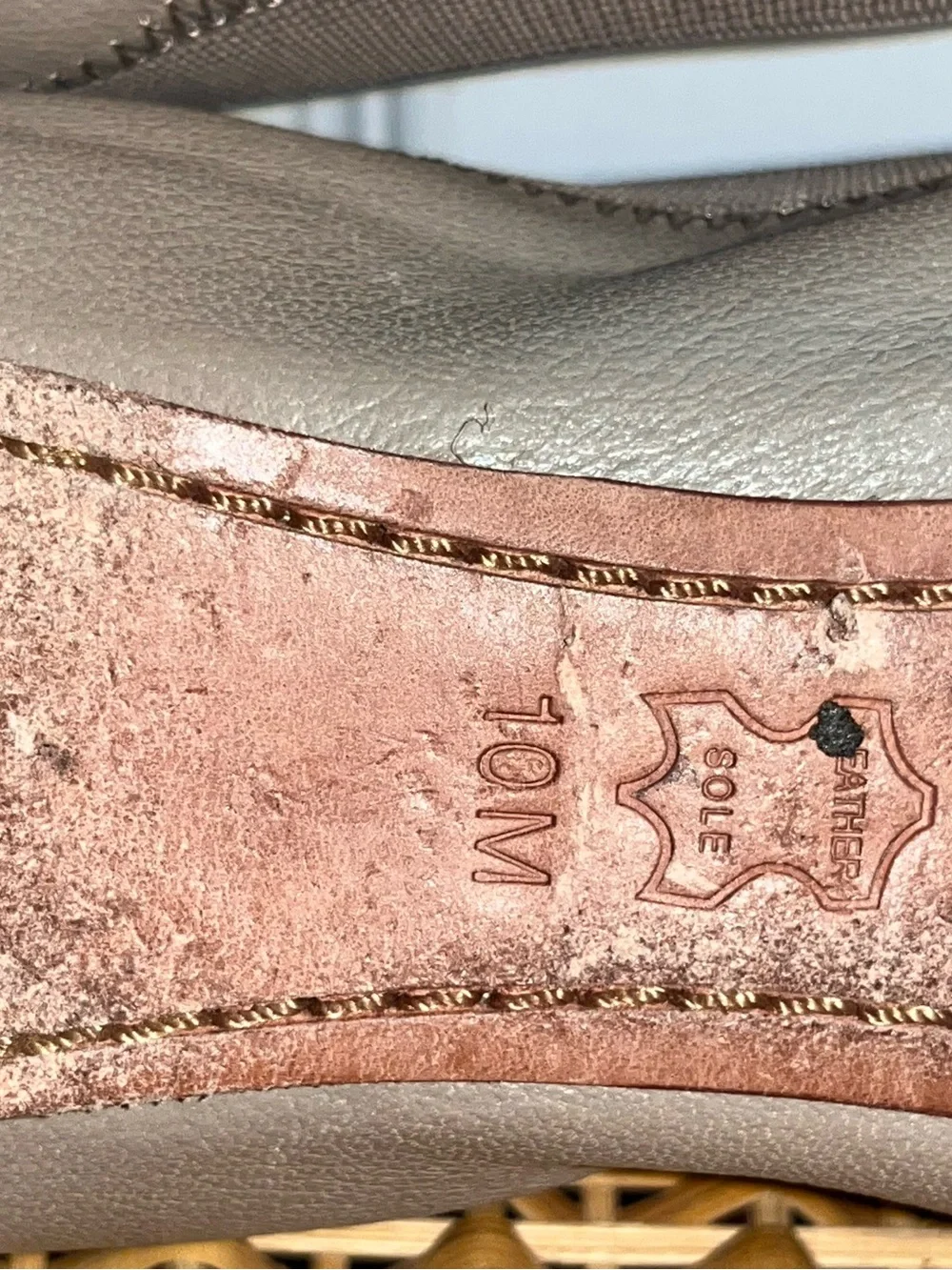 TORY BURCH Caroline 2 ballet flats in French Gray